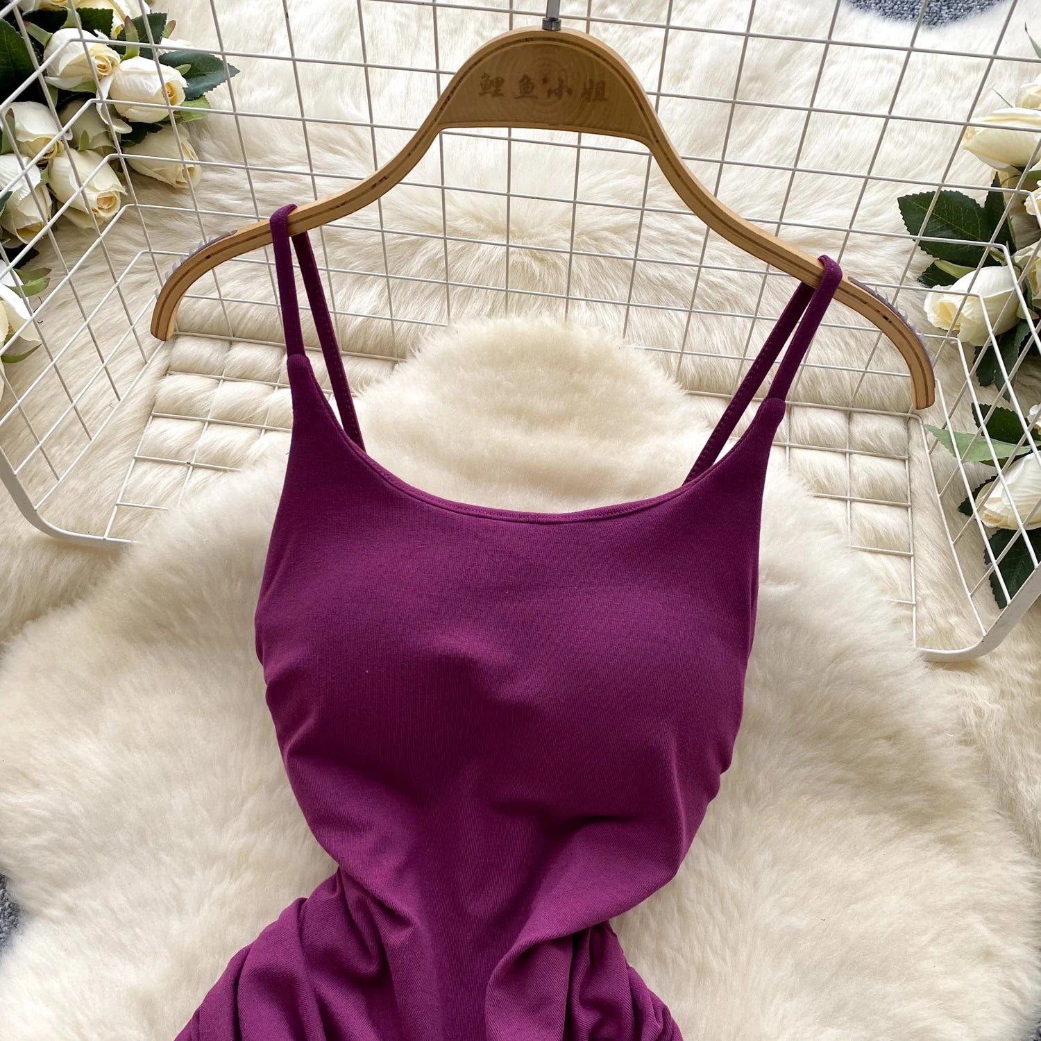 pleated sleeveless slim Vintage pencil dress