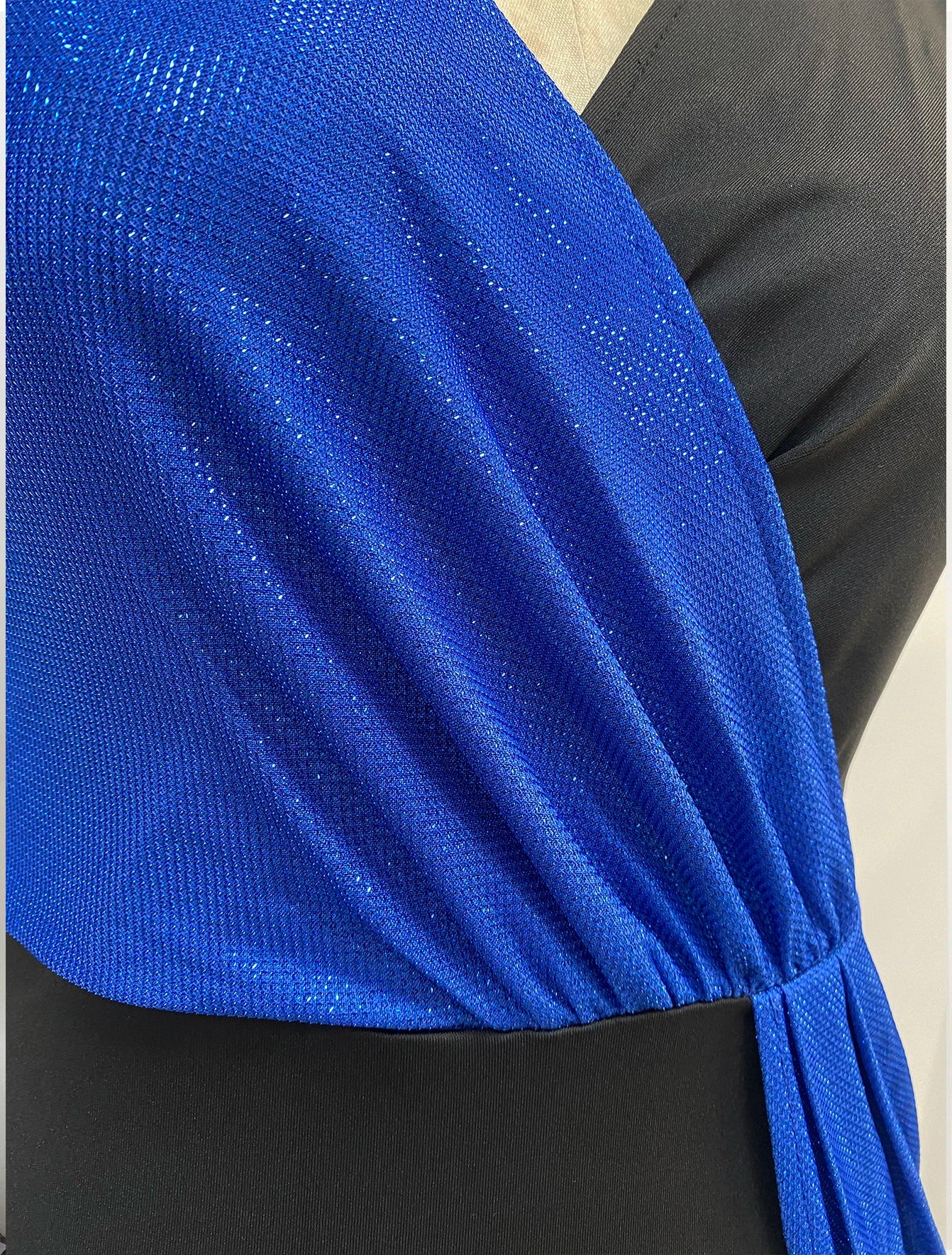 high waist pure color temperament commuter skirt short-sleeved waist dress