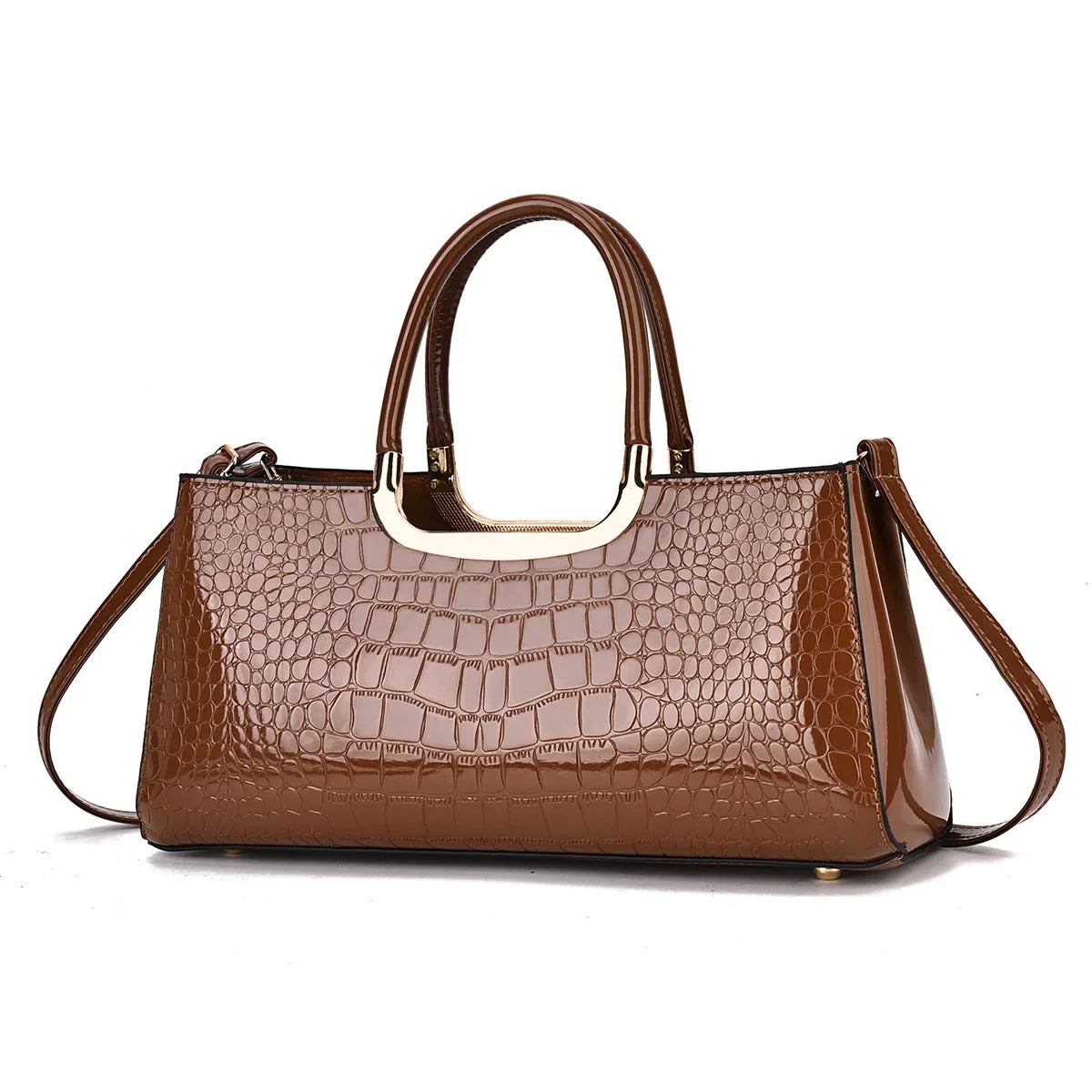High Capacity PU Leather Crossbody Bag
