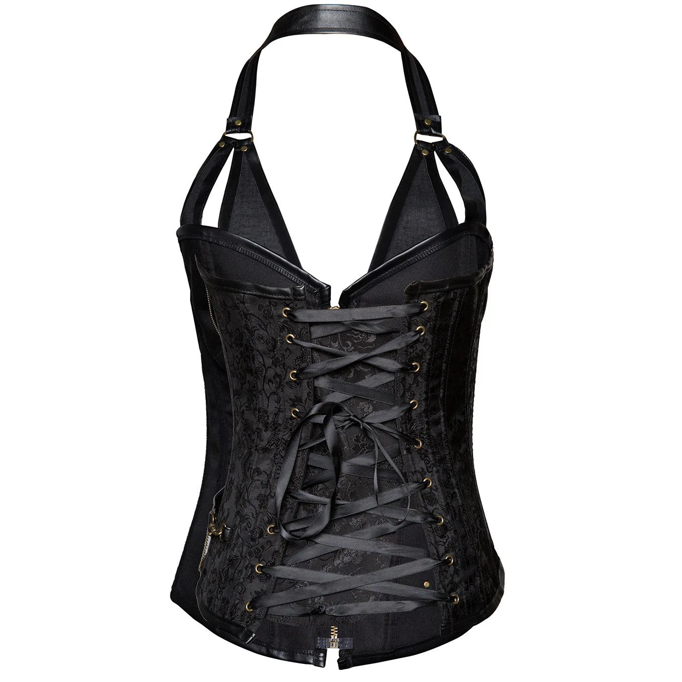 Medieval Viking Pirate Steampunk Leather Corset