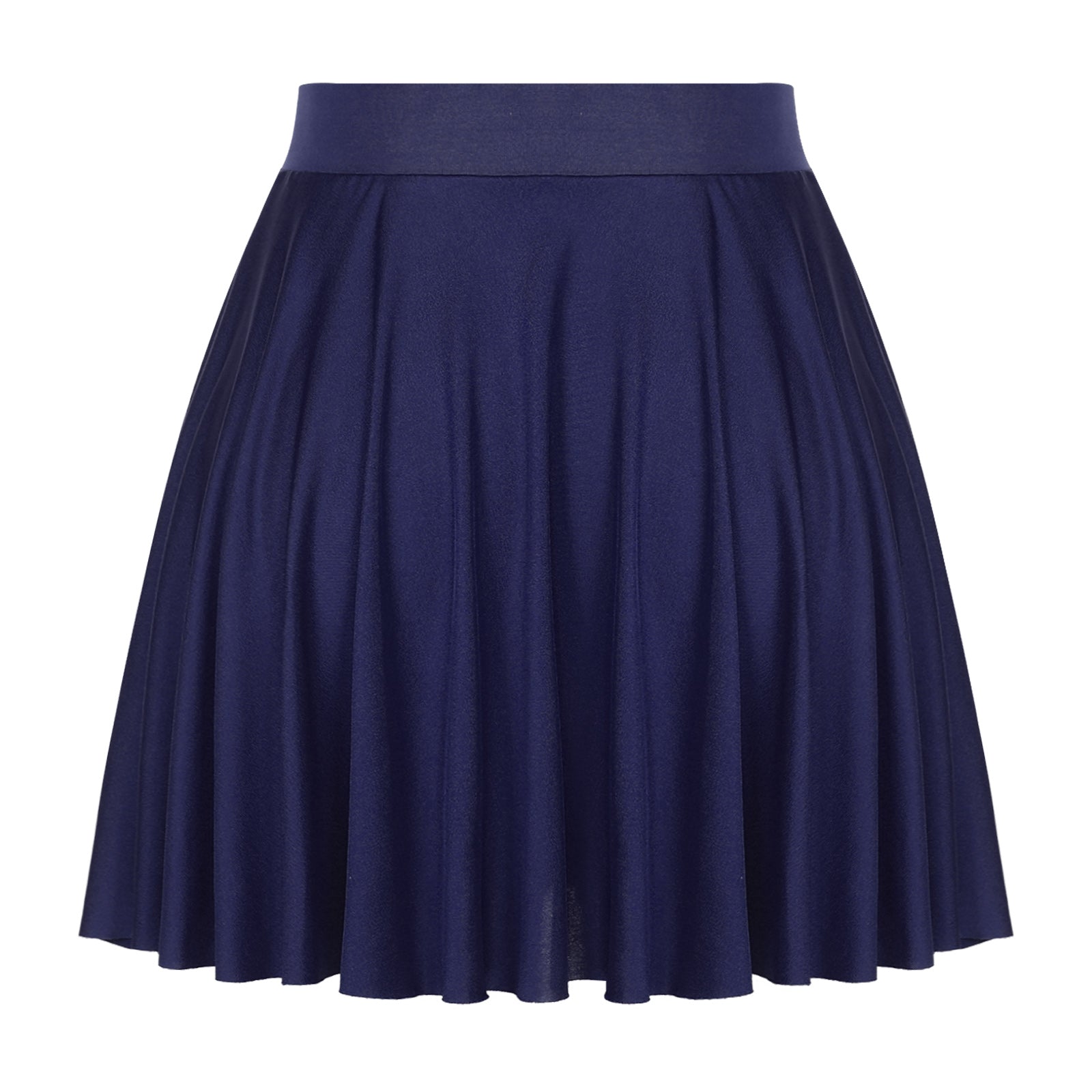 Elastic Waistband Flared Ruffles Skirts