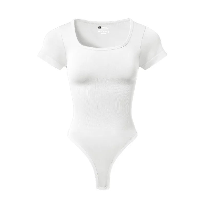 Seamless Square Neck T-shirt Bodysuit