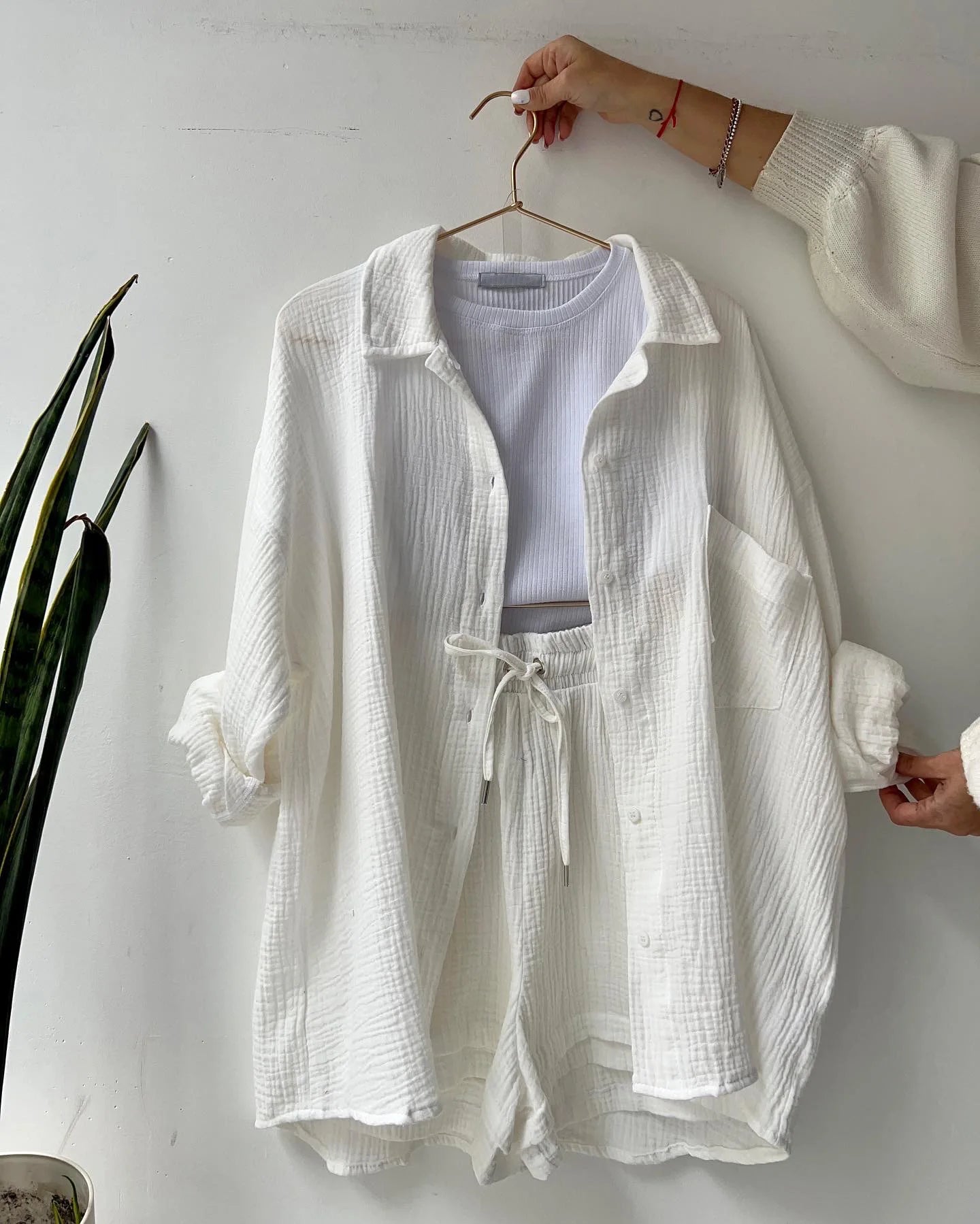 Casual Loose Short Pants Sets