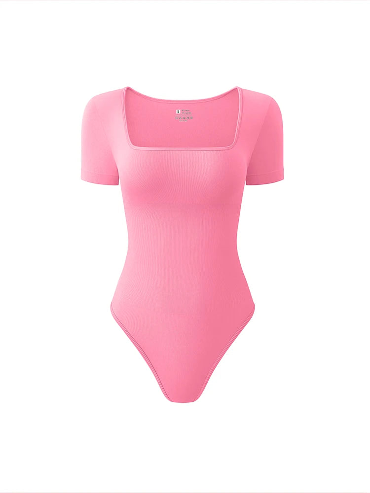 Autumn Short Sleeve Bodysuit Top