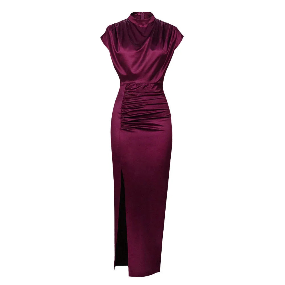 Satin Split High Grade Dress