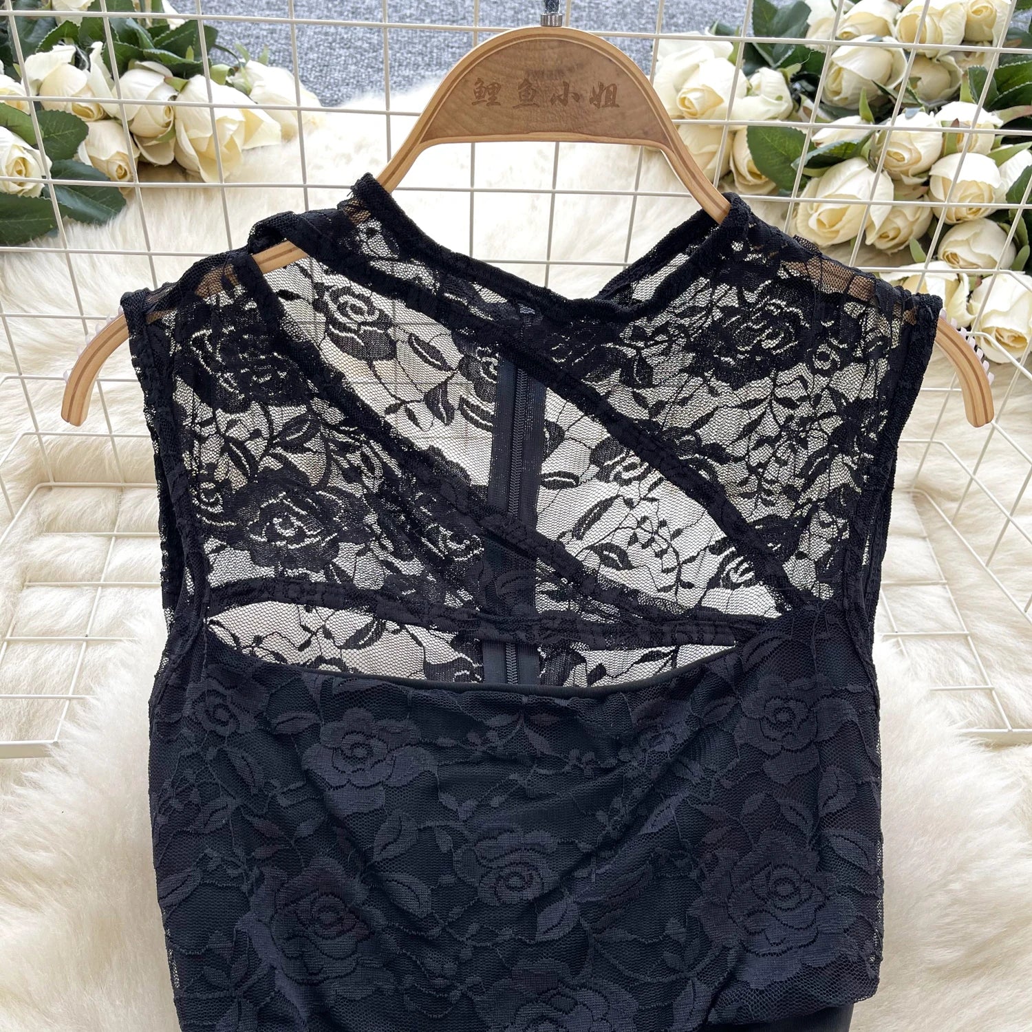 Sleeveless Sheer Hollow Out Bodycon Rompers Lace Playsuits