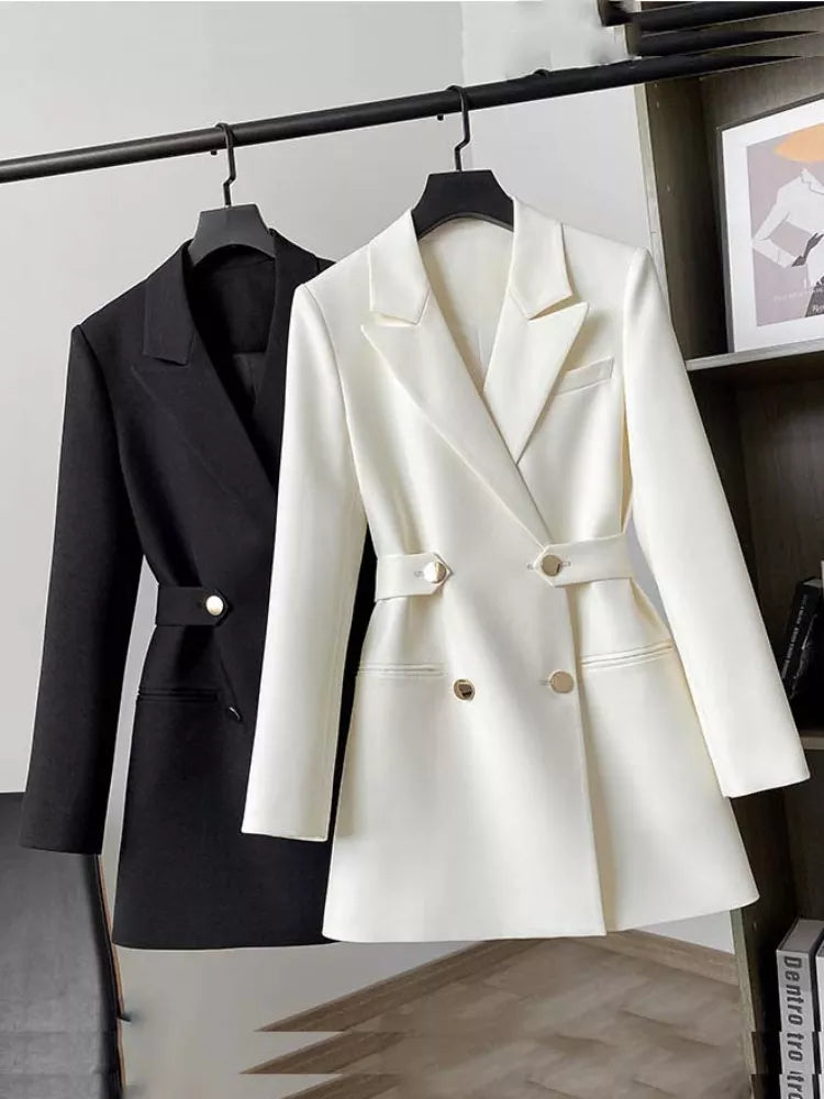 Slim Double Breasted Dress Suit Jacket