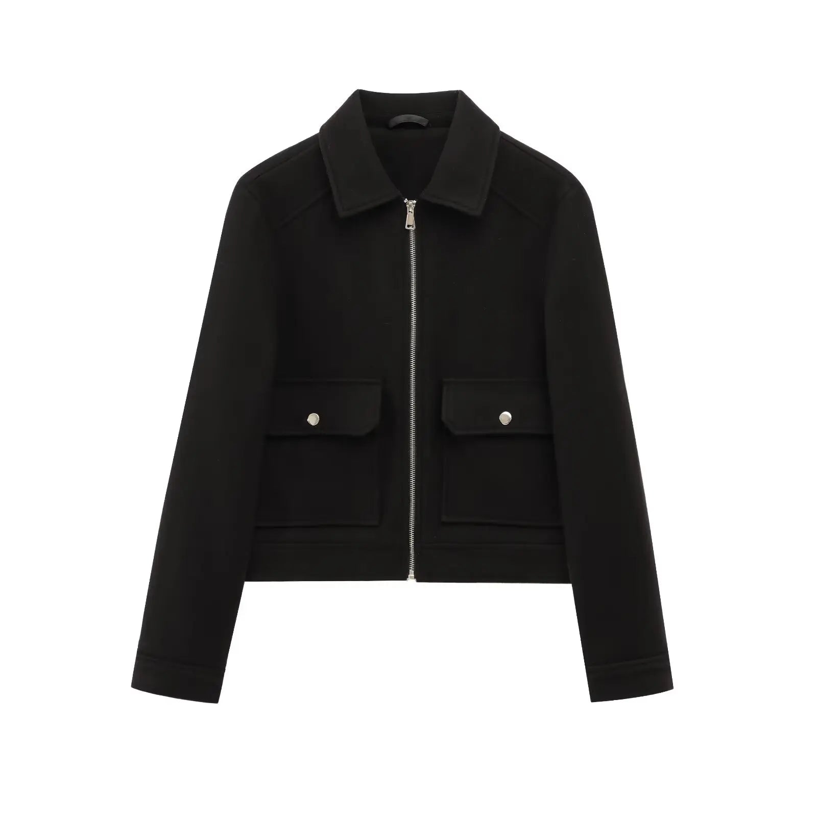 Long Sleeve Regular Fit Single Piece Winter Jacket.