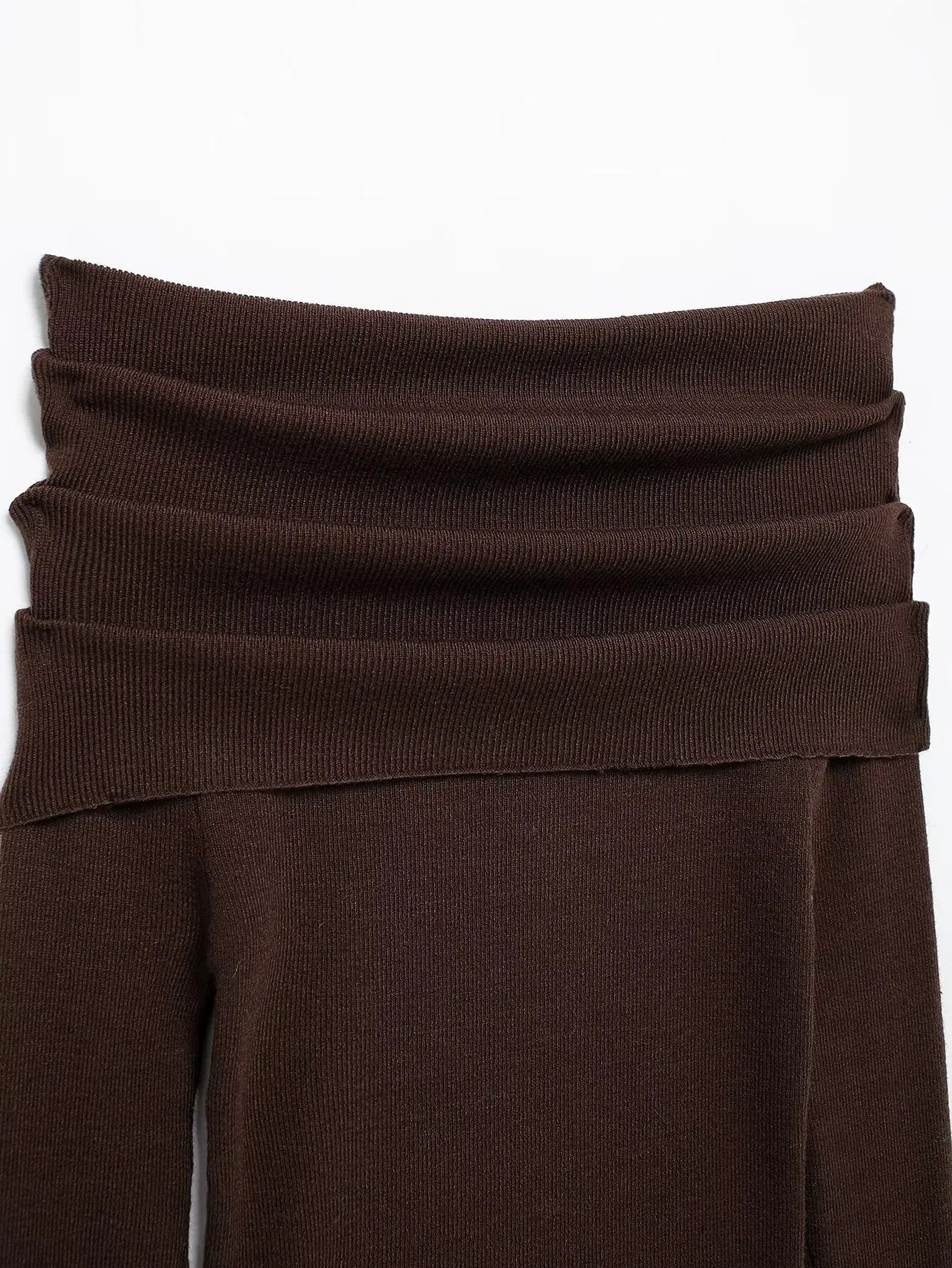 Off Shoulder Long Sleeves Chic Knit Sweaters