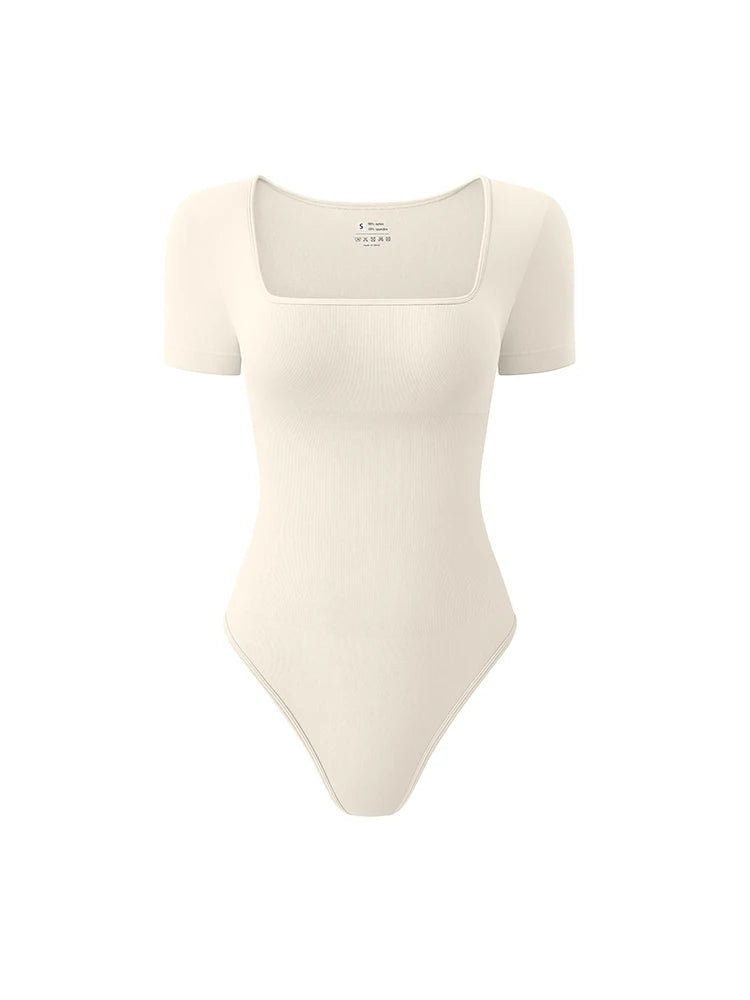 Autumn Short Sleeve Bodysuit Top