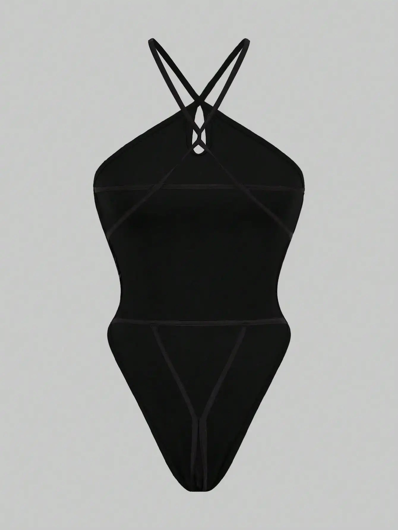 backless Back Straps Cut - Out Top