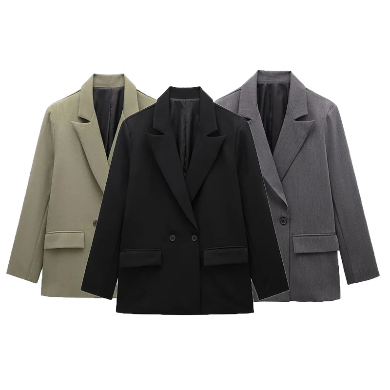 Double breasted Loose Suit Blazer