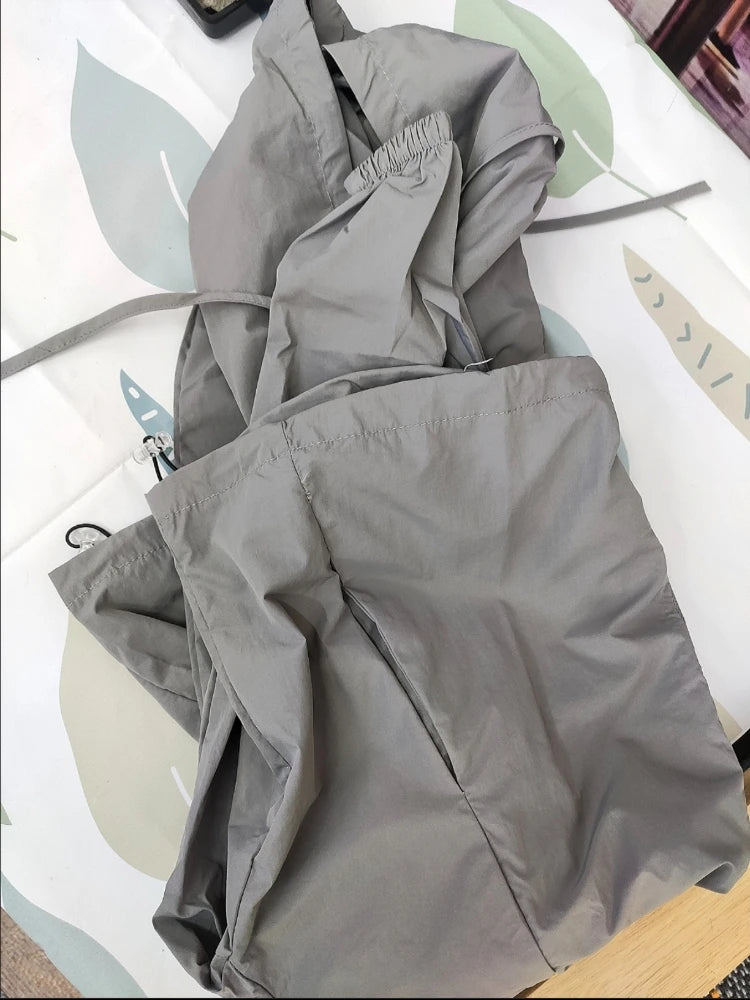 Sunscreen Hooded Thin Loose Vintage Jacket