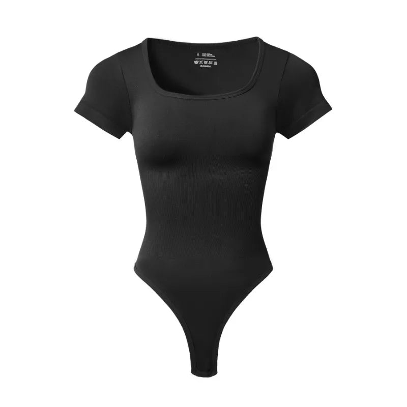 Seamless Square Neck T-shirt Bodysuit