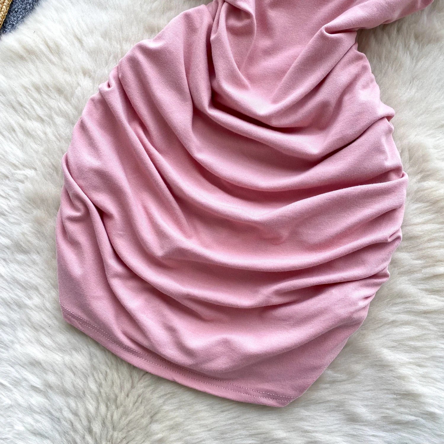 pleated sleeveless slim Vintage pencil dress