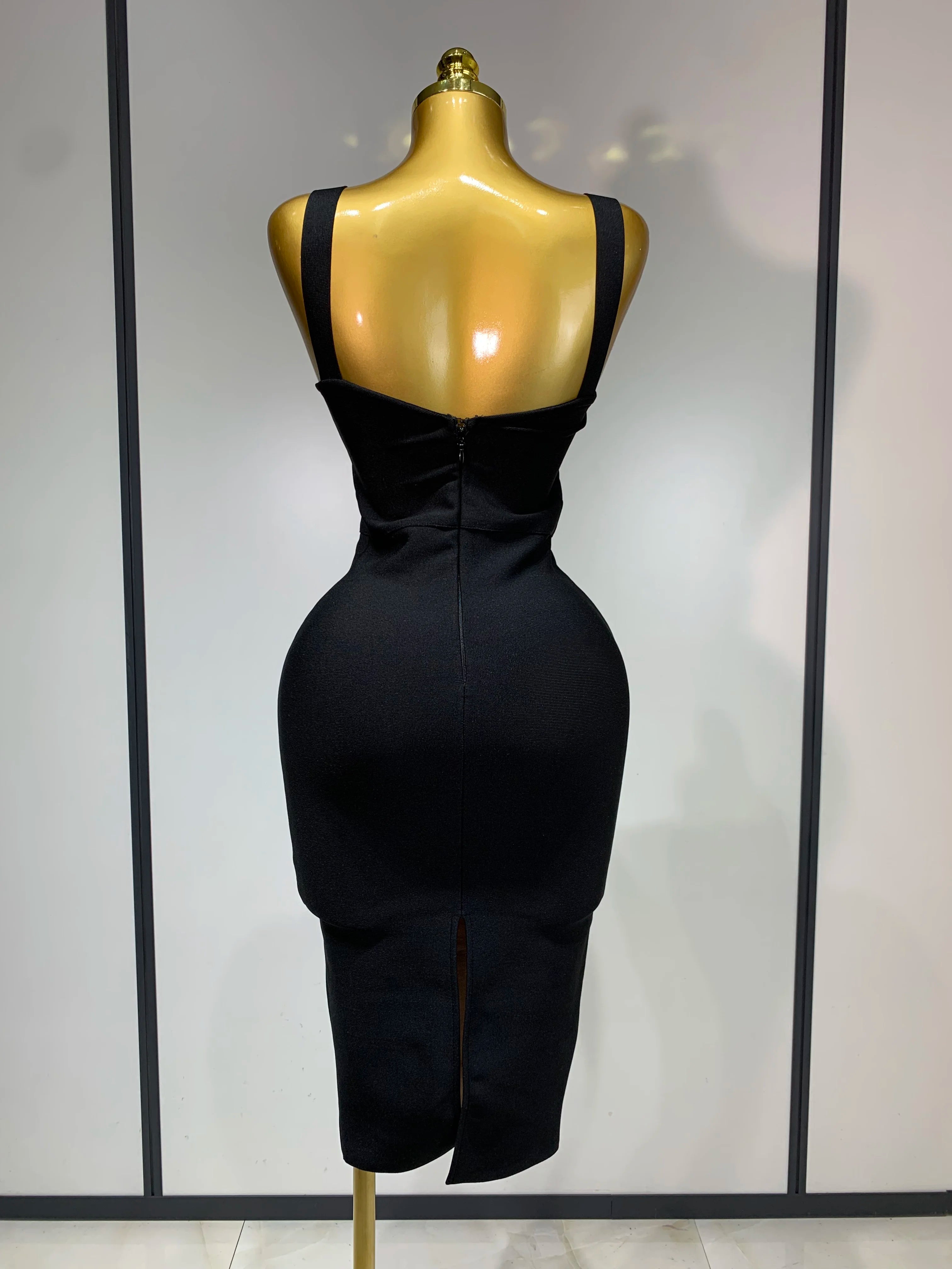 Luxury Vintage Elegant Bodycon Lace Bandage Dress