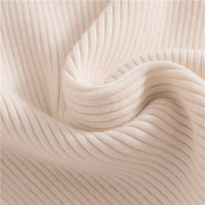 Turtleneck Sweater Knitted Soft Pullovers Cashmere Jumpers Basic Soft Sweaters