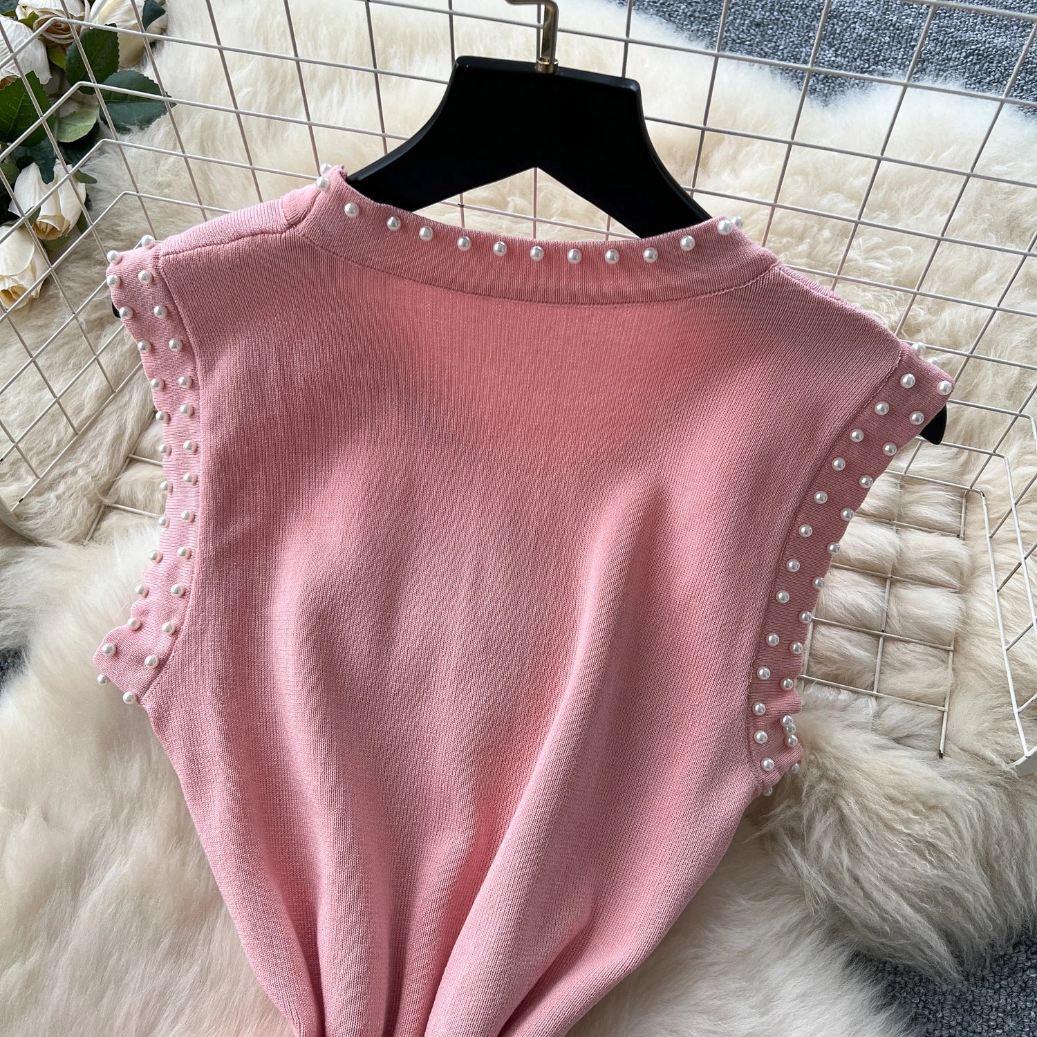 Knitting Sleeveless O Neck Slim Sundress
