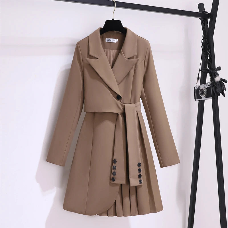 French Haute Couture Suit Dress Office Lady  Casual Fashion