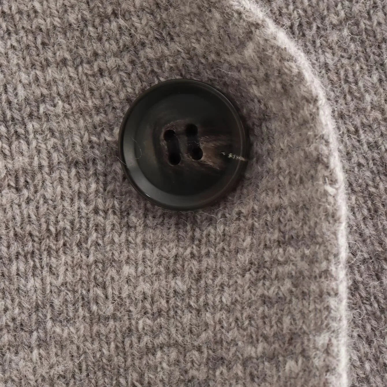 Knitted Long Sleeve V-neck Single Buckle Jacket Blazers