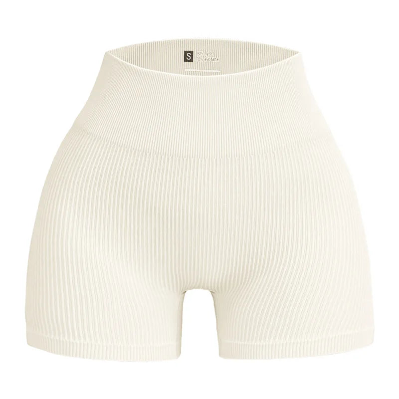 High-waisted Tight-fitting Shorts