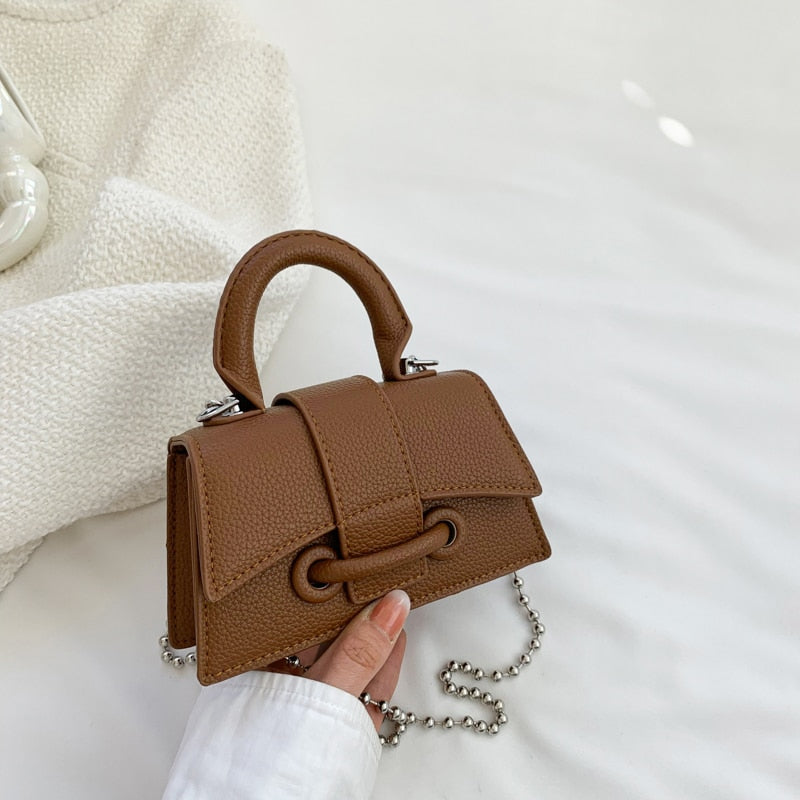 PU Leather Mini Crossbody Bag