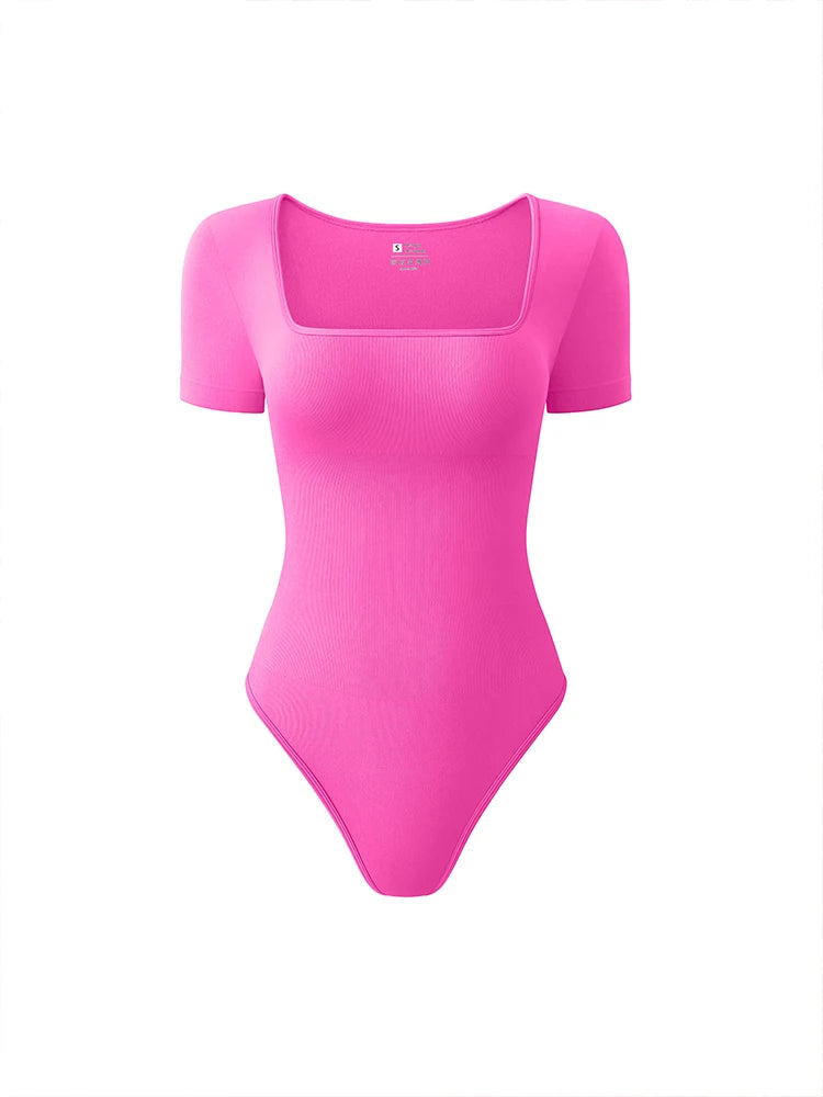 Autumn Short Sleeve Bodysuit Top