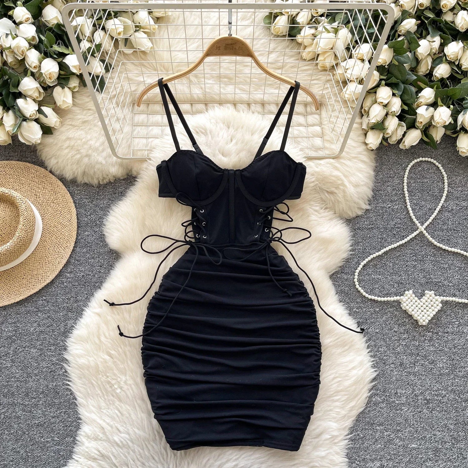 Chic Vintage Cutout  Slim summer Pencil dress