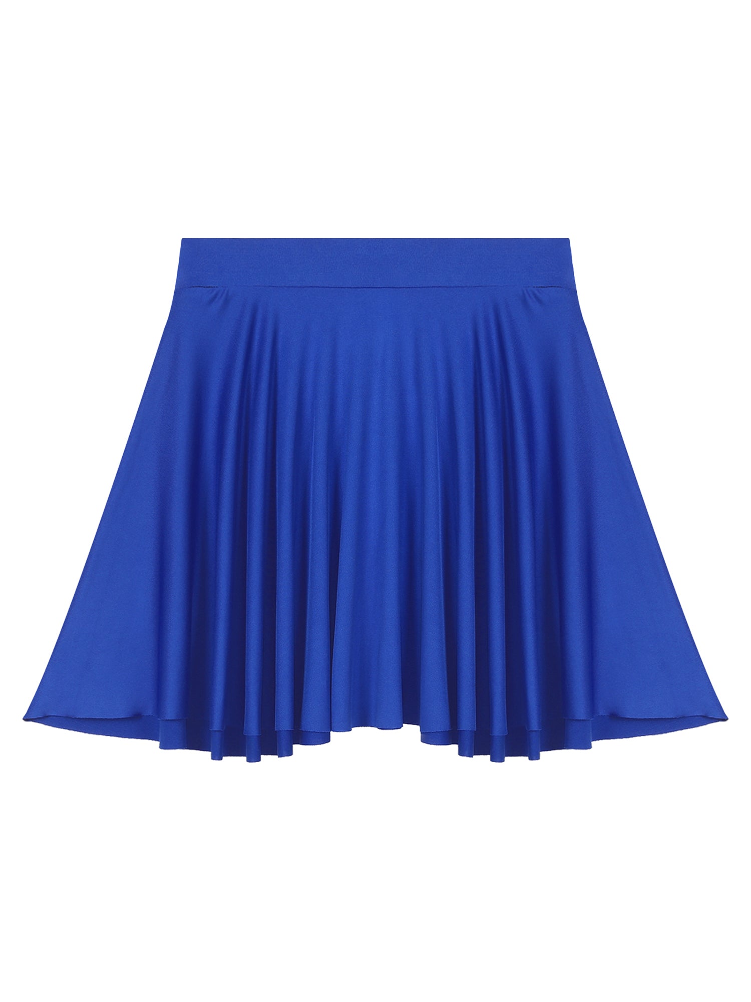 Elastic Waistband Flared Ruffles Skirts