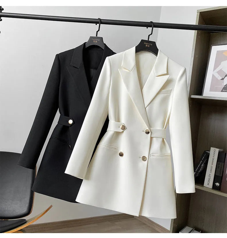 Slim Double Breasted Dress Suit Jacket