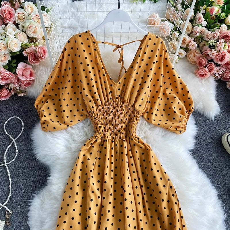 V Neck Dolman Sleeves Floral Print Wide Leg Jumpsuit