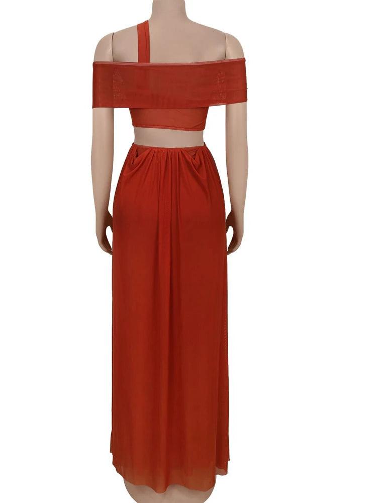 Cut Out Layered Irregular Loose Ruched Party Dress