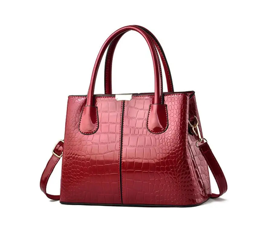 Vintage Pu Leather  Large Capacity Handbags