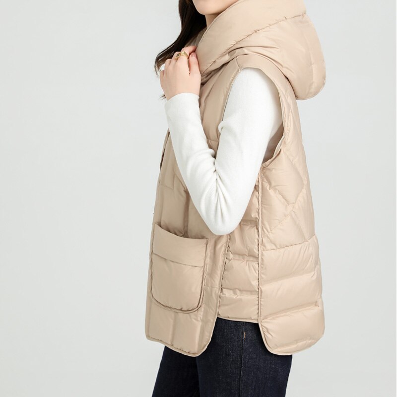 Duck Down Vest Coat Light Puffer Jacket