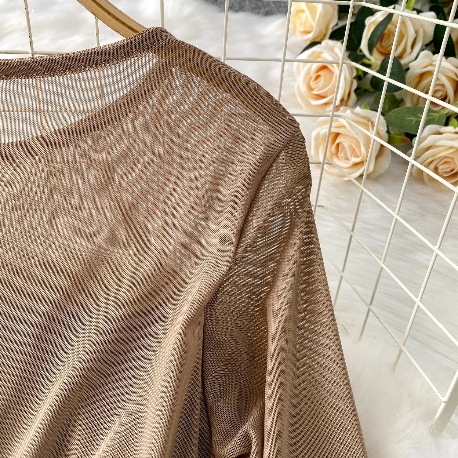 Elegant chic Spliced pleated Vintage Dress