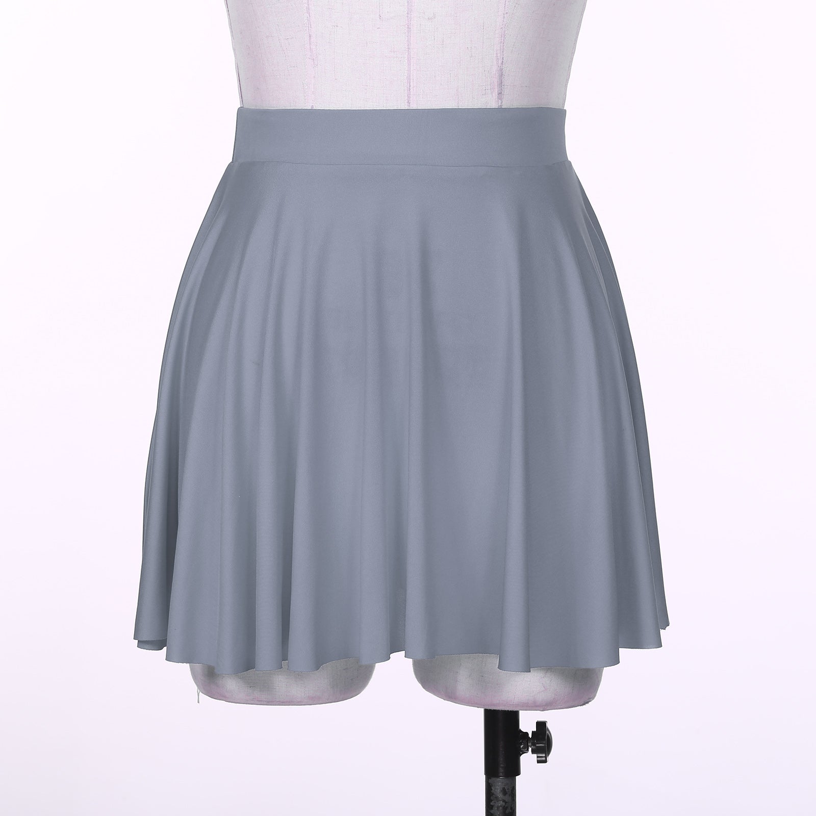 Elastic Waistband Flared Ruffles Skirts