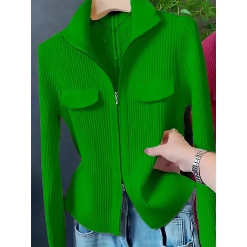 Knitted Sweater Short Cardigan Jacket