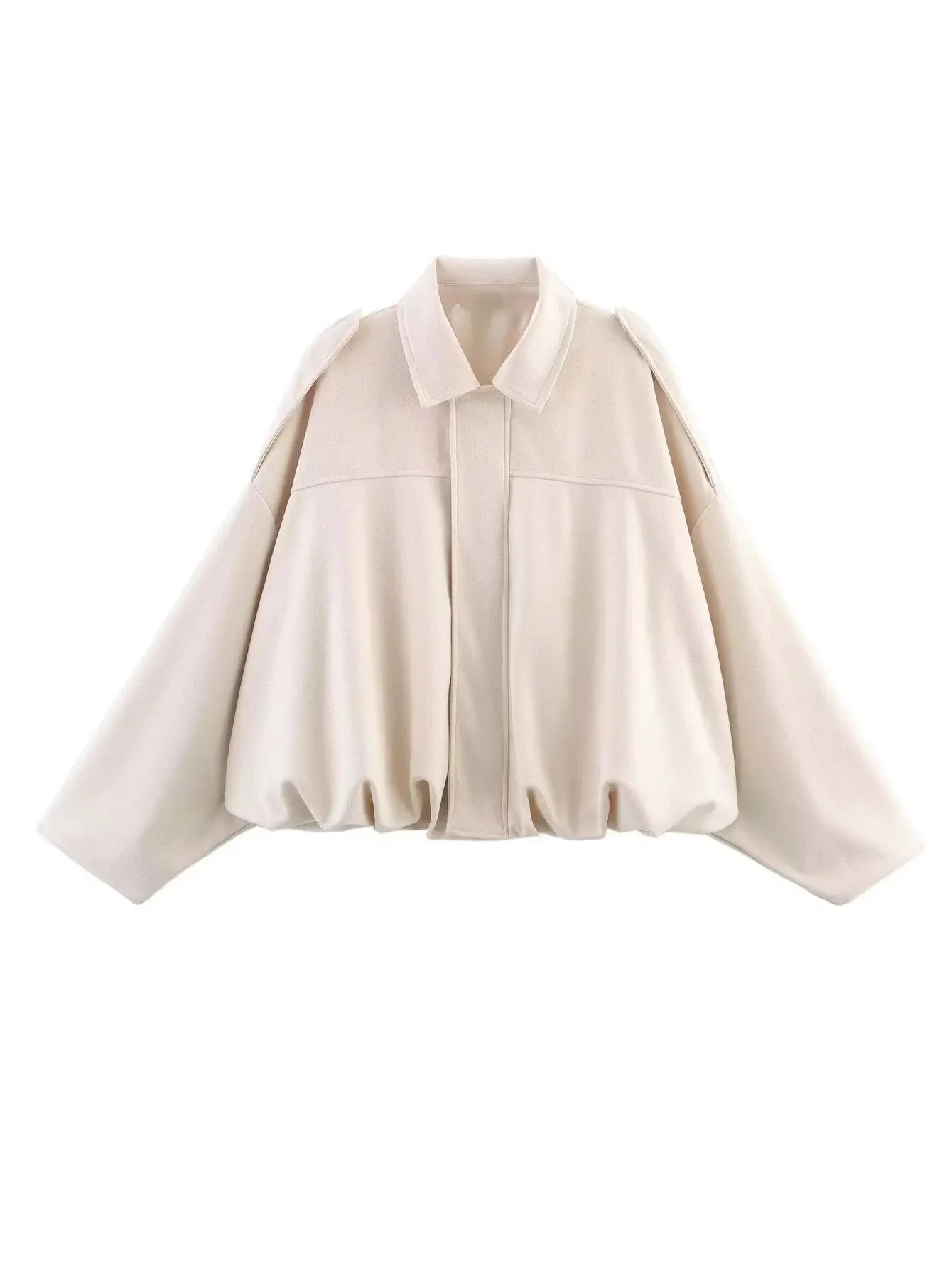 Velvet Texture Pilot Jacket and Skirts