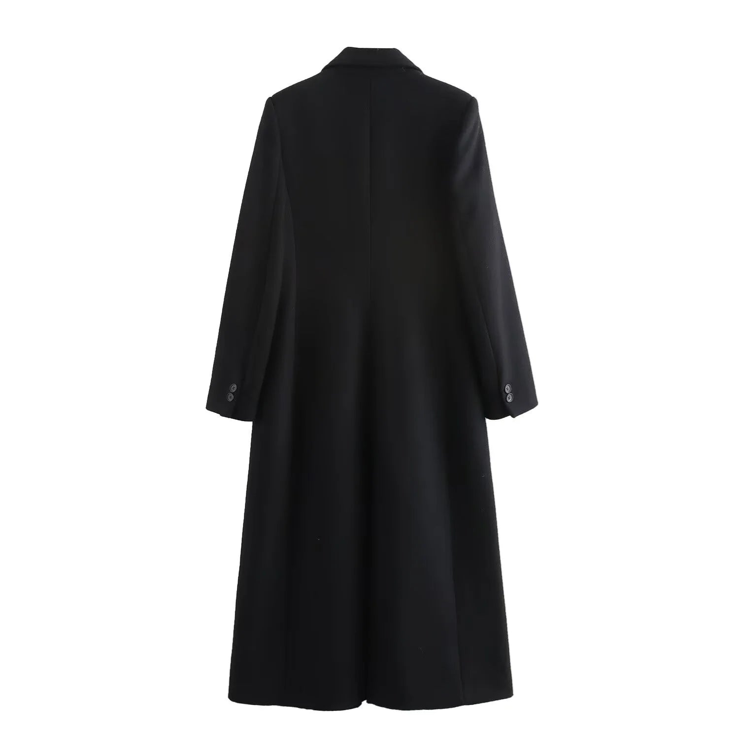 Elegant Loose Single Buckle Lapel Chic Coat