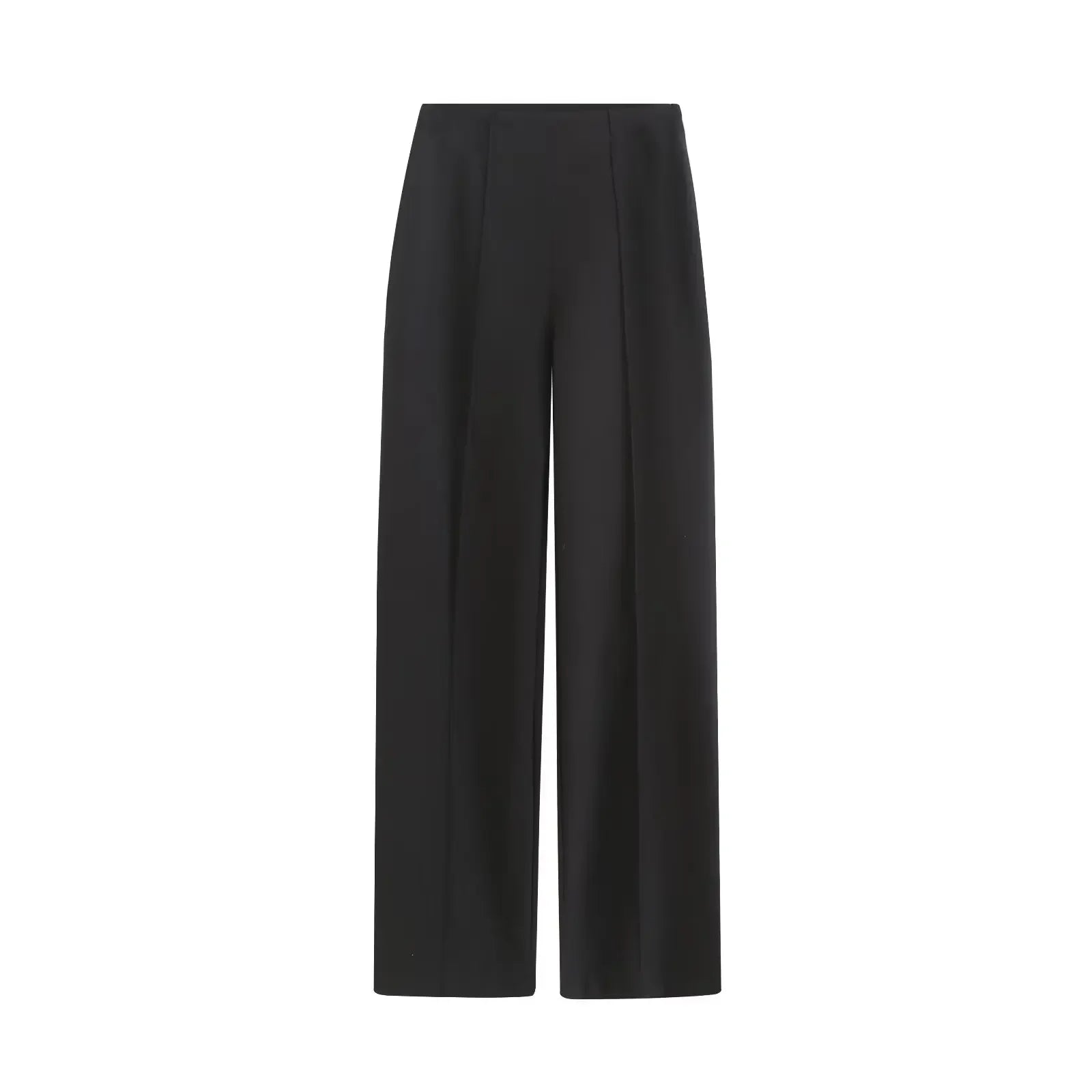 Long Sleeve Belt Bow Blazers Suit Coat Chic Female High Waist Trousers Two Piece Sets