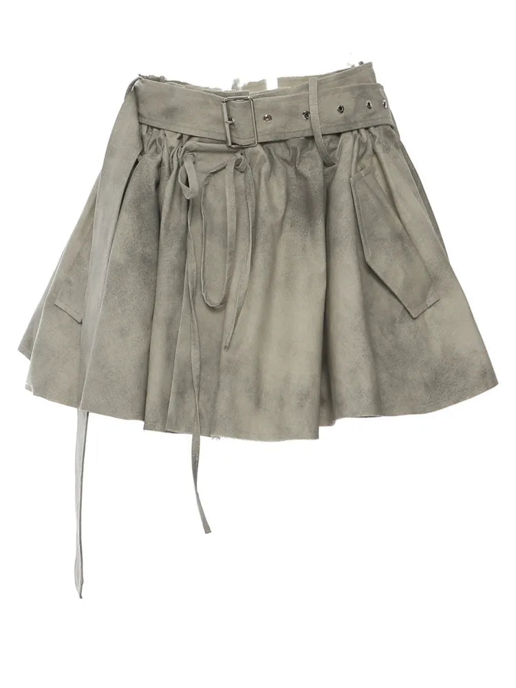 Autumn Winter Women Camouflage Print Single-breasted Coats + High Waist Bandage Skirts Suit