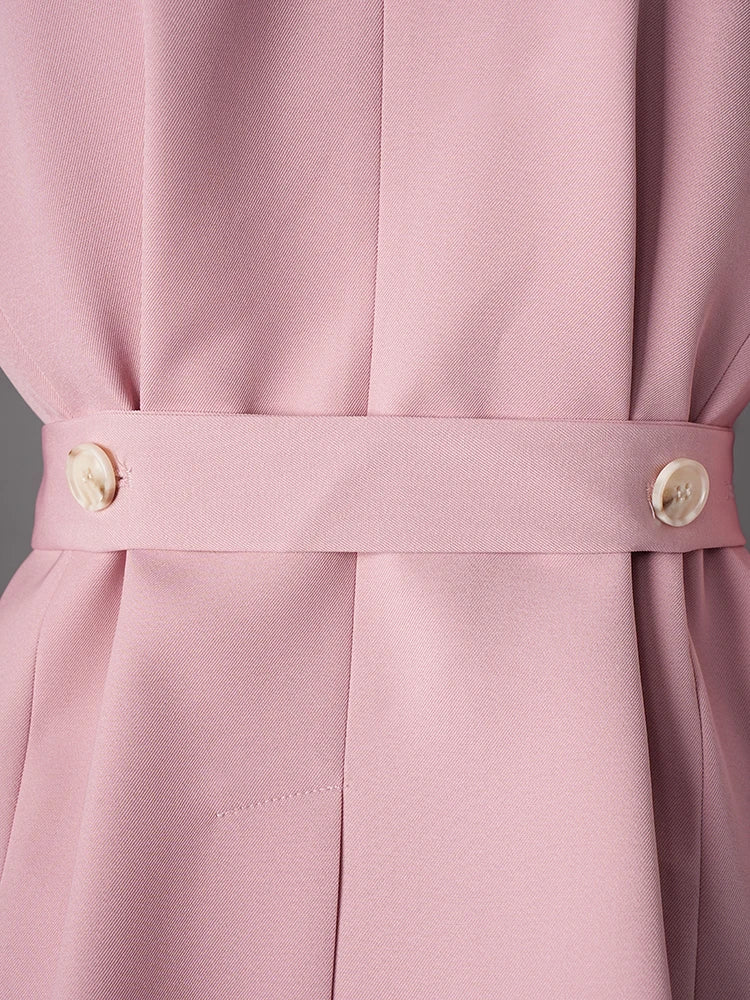 Elegant Lapel Long Sleeve Blazer Jacket