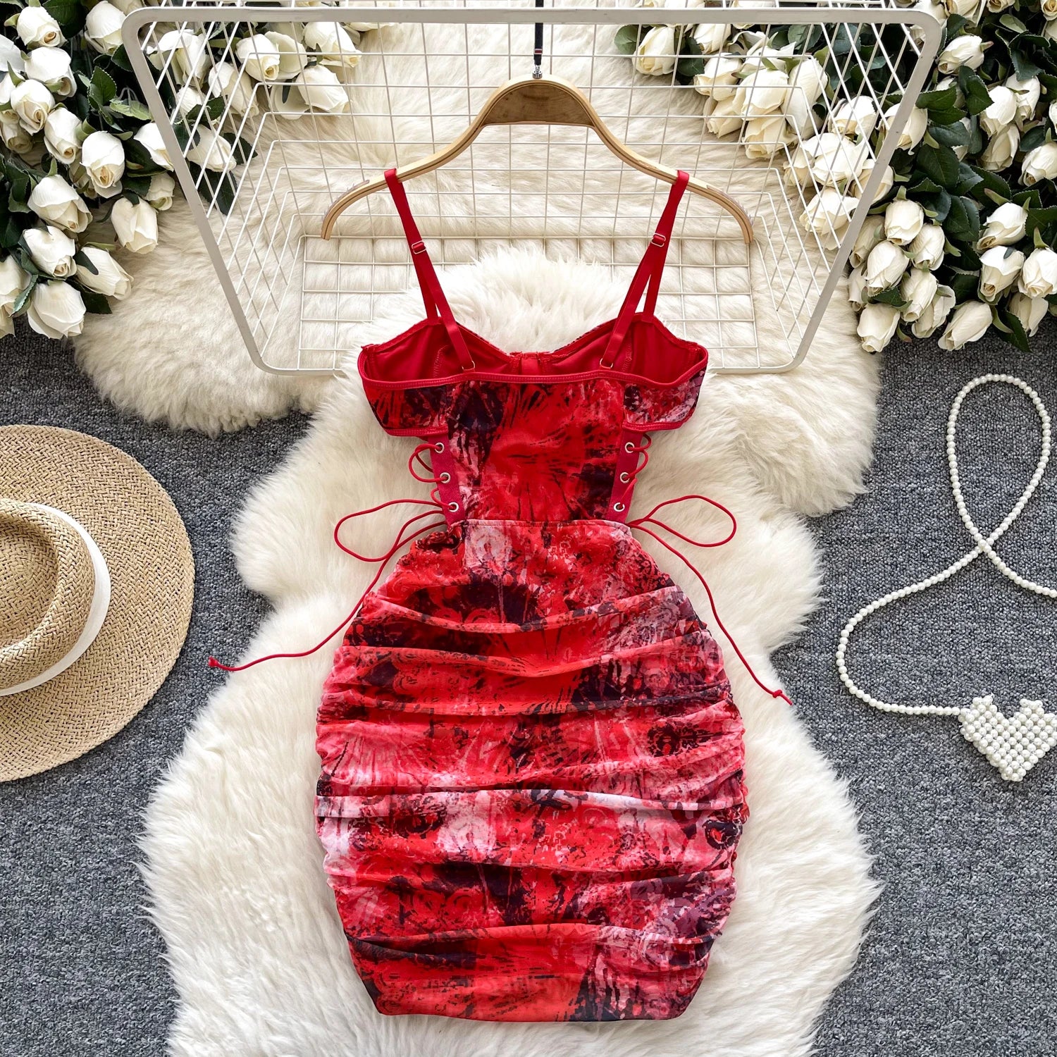 Chic Vintage Cutout  Slim summer Pencil dress