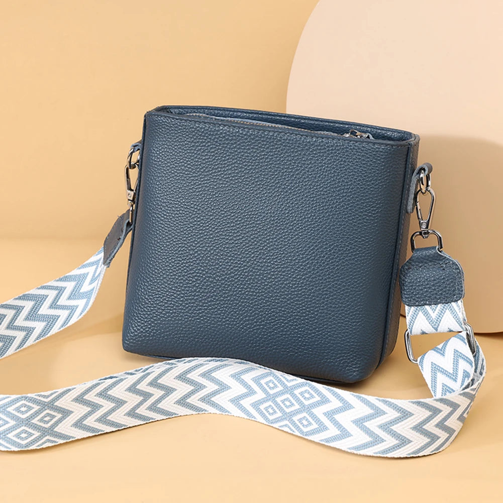 Leather Shoulder Crossbody Handbag