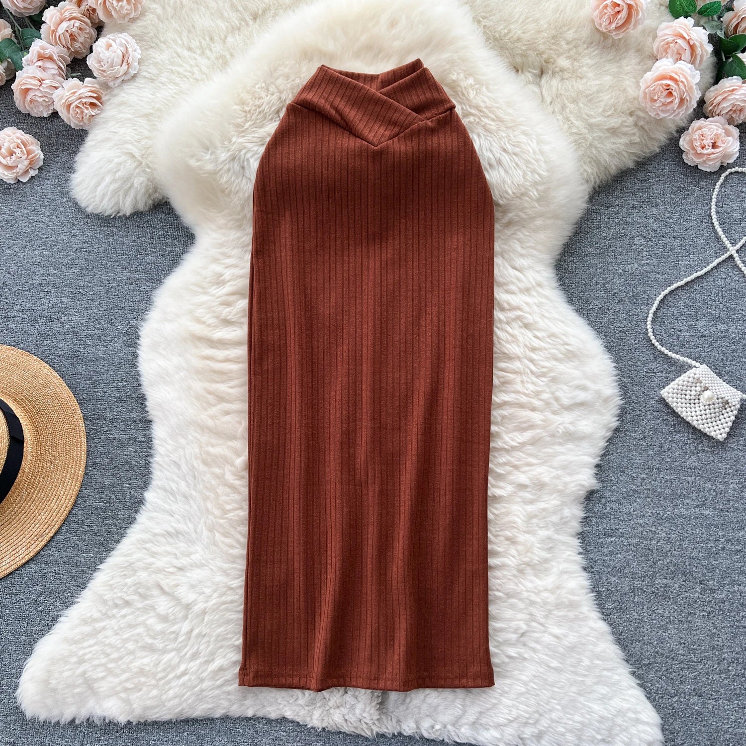 Autumn Elastic High Waist Y2K Classic Skirt