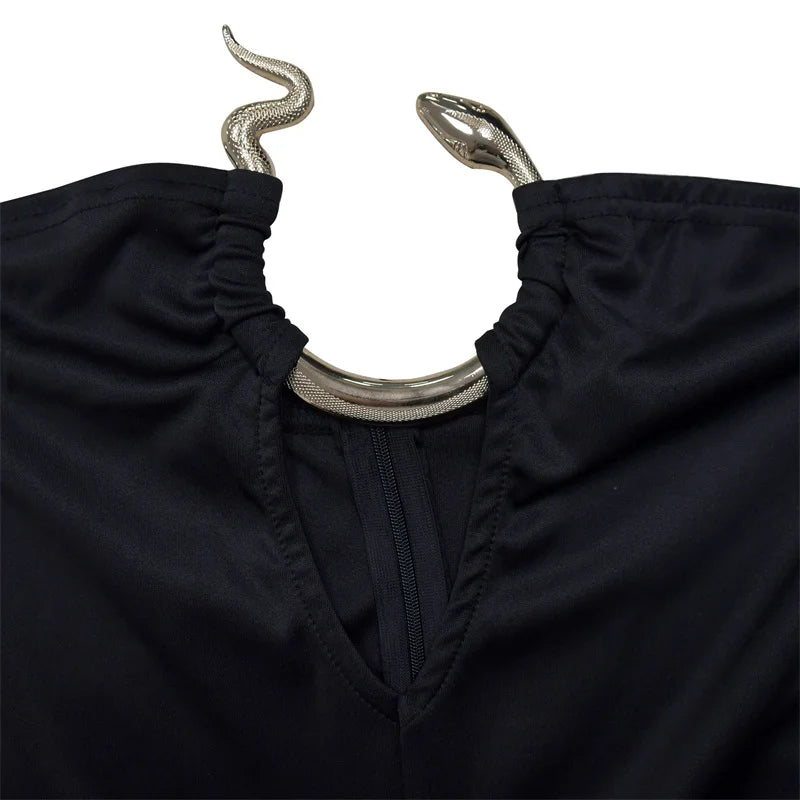 Strapless Sleeveless Loose Wide Leg Backless Cut Out Jumpsuits