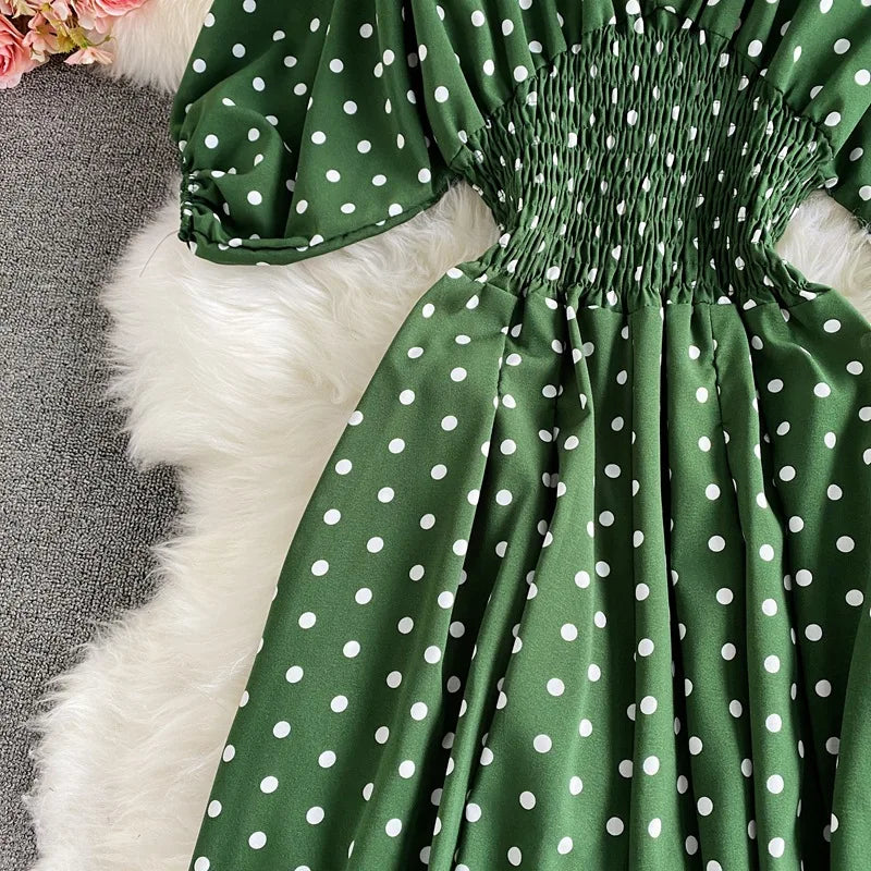 V Neck Dolman Sleeves Floral Print Wide Leg Jumpsuit