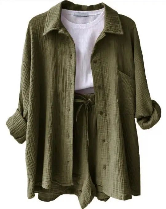 Casual Loose Short Pants Sets