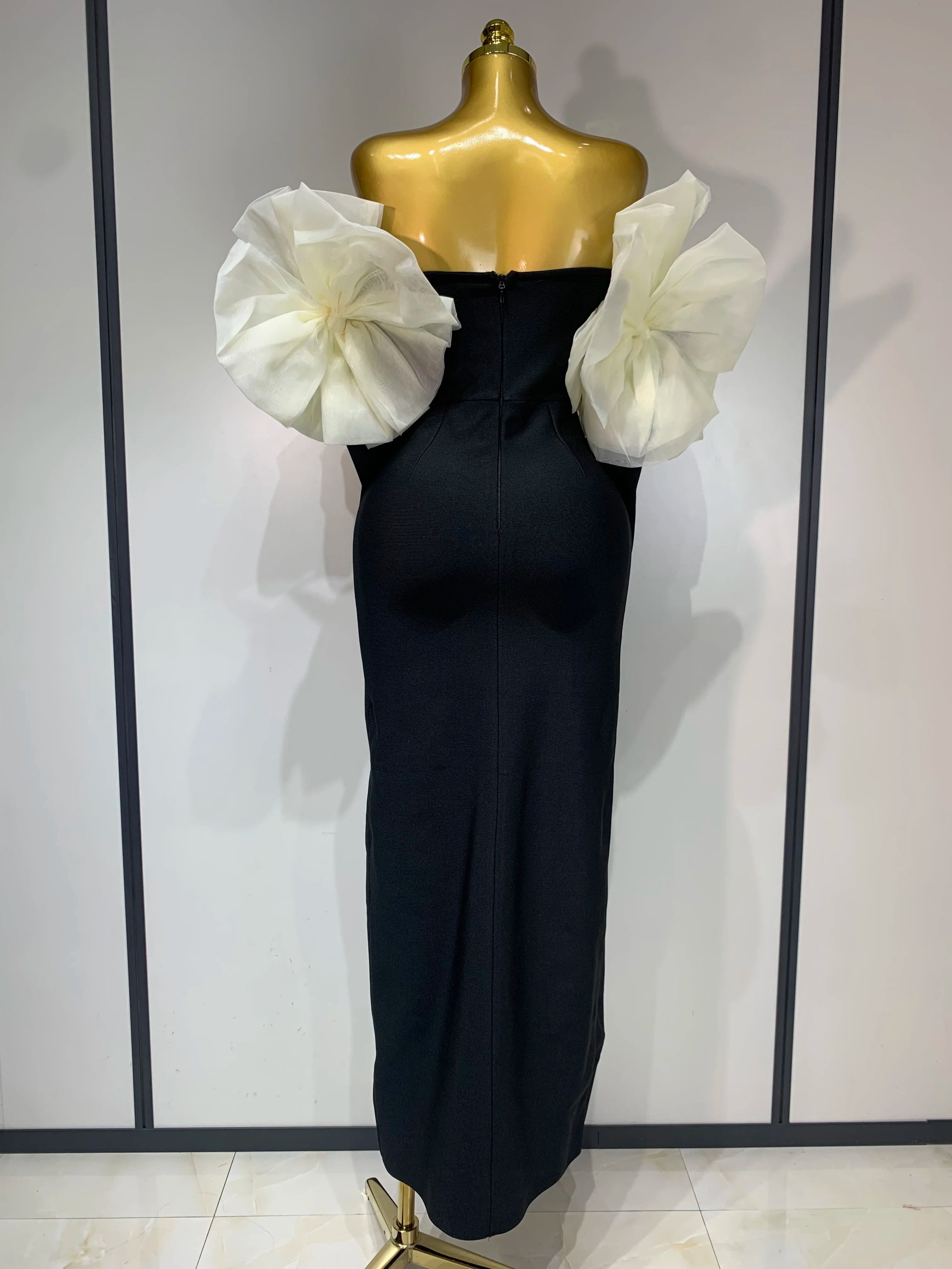Off Shoulder Bodycon Bandage Dress