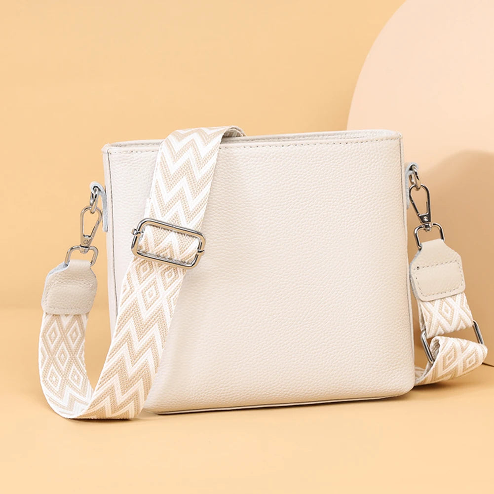 Leather Shoulder Crossbody Handbag